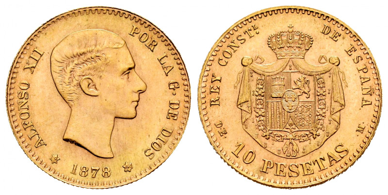 Estado Español (1936-1975). 10 pesetas. 1878*19-62. Madrid. DEM. (Cal-168). Au. ...