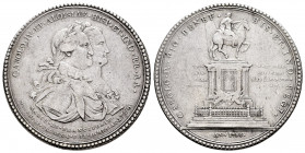 Charles IV (1788-1808). Medal. 1796. México. (RAH. 440-441 var. metal). (Vq-14156). Ag. 14,47 g. 33 mm. Engraver: G. A. Gil. Scarce. Almost VF. Est......