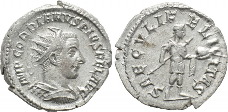 GORDIAN III (238-244). Antoninianus. Antioch. 

Obv: IMP GORDIANVS PIVS FEL AV...