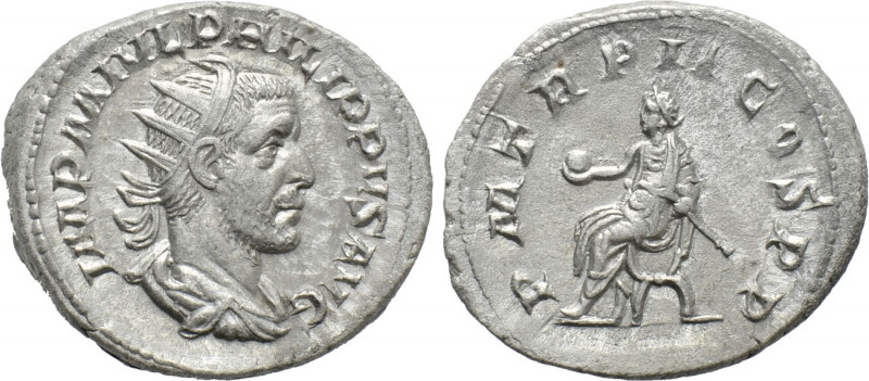 PHILIP I 'THE ARAB' (244-249). Antoninianus. Rome. 

Obv: IMP M IVL PHILIPPVS ...