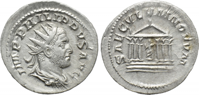 PHILIP I 'THE ARAB' (244-249). Antoninianus. Rome. Saecular Games/1000th Anniver...
