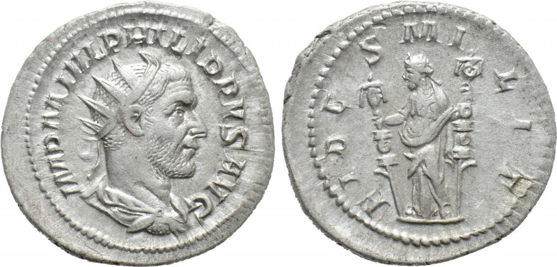 PHILIP I 'THE ARAB' (244-249). Antoninianus. Rome. 

Obv: IMP M IVL PHILIPPVS ...