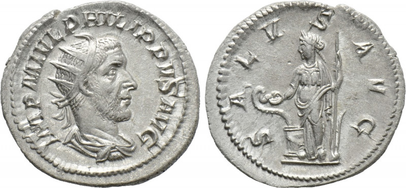 PHILIP I 'THE ARAB' (244-249). Antoninianus. Rome. 

Obv: IMP M IVL PHILIPPVS ...