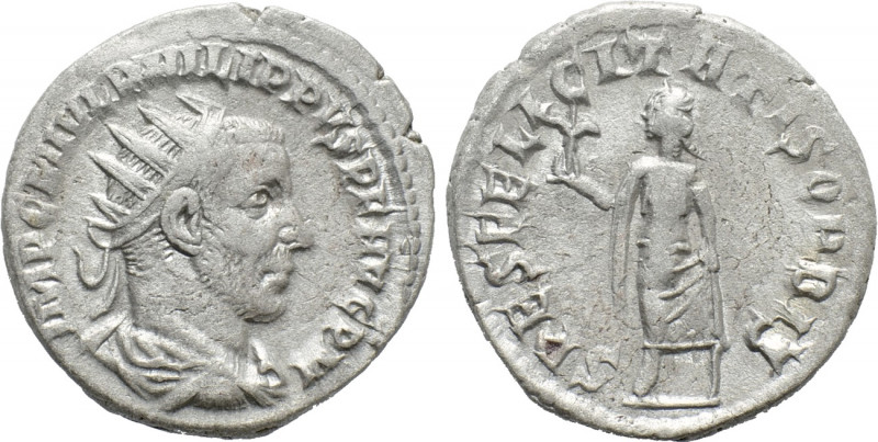 PHILIP I 'THE ARAB' (244-249). Antoninianus. Antioch. 

Obv: IMP C M IVL PHILI...