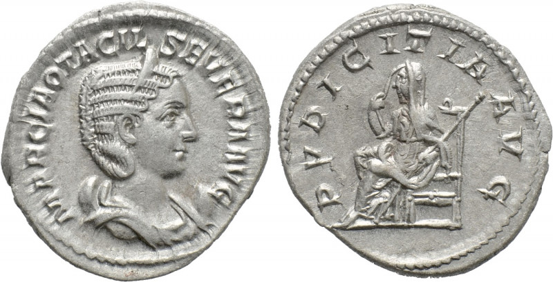 OTACILIA SEVERA (Augusta, 244-249). Antoninianus. Rome. 

Obv: MARCIA OTACIL S...