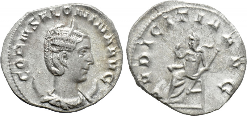 SALONINA (Augusta, 254-268). Antoninianus. Viminacium. 

Obv: CORN SALONINA AV...