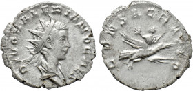 DIVUS VALERIAN II (Died 258). Antoninianus. Colonia Agrippinensis