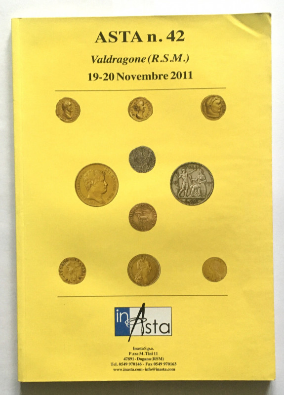 Katalog aukcyjny, ASTA n. 42/2011 r - ciekawe i rzadkie monety 
Grade: dobry