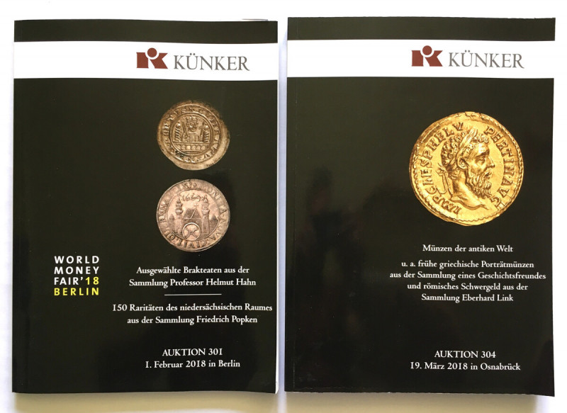 Katalogi aukcyjne, Künker 301/2018 r i Künker 304/2018 r 
Grade: bardzo dobry
