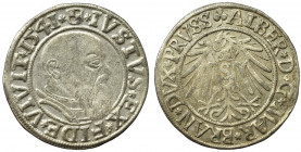 Germany, Preussen, Albrecht Hohenzollern, Groschen 1541, Konigsberg R3