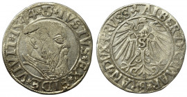 Germany, Preussen, Albrecht Hohenzollern, Groschen 1544, Konigsberg R3