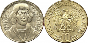 People Republic of Poland, 10 zloty 1965 Copernicus