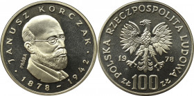 PRL, 100 złotych 1978 Korczak - Próba