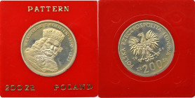 PRL, 200 złotych 1986 Władysław I Łokietek - Próba