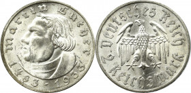III Reich, 2 mark 1935 A Martin Luther