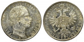 Austria-Hungary, 1 florin 1860