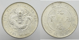 China, Dolar, Pei Yang Province, Guangxu