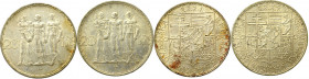 Czechoslovakia, Lot of 20 koruna 1933-34