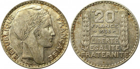 Francja, 20 franków 1938