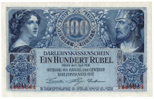 Ober-Ost, 100 rubli 1916, Poznań