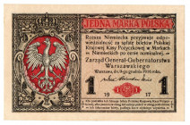 II Republic of Poland, 1 mark 1916 B Generał