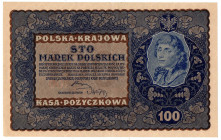 II Rzeczpospolita, 100 marek polskich 1919 ID SERJA L