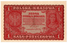 II Rzeczpospolita, 1 marka polska 1919 I SERIA DV