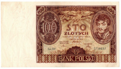 II Rzeczpospolita, 100 złotych 1934 BP. - zestaw dwóch egzemplarzy kolejne numery