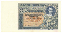 II Rzeczpospolita, 20 złotych 1931 DH