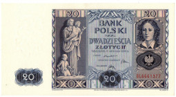 II Rzeczpospolita, 20 złotych 1936 BL - Ex Lucow