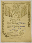 II RP, Kolejowe Przysposobienie Wojskowe, Dyplom zawody w Sarnach 1933
