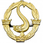 Sweden, Swimmer`s Union Badge - silver