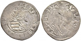 SCHWEIZ. GRAUBÜNDEN. Die Münzen des Bistums Chur. Paul Ziegler von Ziegelberg, 1503-1541. Batzen 1526, Chur. 3.19 g. Tr. 45 var. HMZ 2-380h. Schön / F...