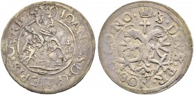 SCHWEIZ. GRAUBÜNDEN. Die Münzen des Bistums Chur. Johann V. Flugi von Aspermont, 1601-1627. Dicken o. J., Chur. Nimbierter hl. Luzius mit Krone und Ba...