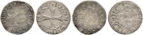 SCHWEIZ. GRAUBÜNDEN. Die Münzen des Bistums Chur. Johann V. Flugi von Aspermont, 1601-1627. Lot. Bluzger o. J., Chur. 2 Varianten; Bluzgerkreuze unter...
