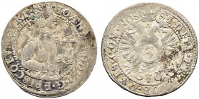 SCHWEIZ. GRAUBÜNDEN. Die Münzen des Bistums Chur. Johann V. Flugi von Aspermont, 1601-1627. Groschen o. J., Chur. Hl. Luzius mit Krone jedoch ohne Bar...