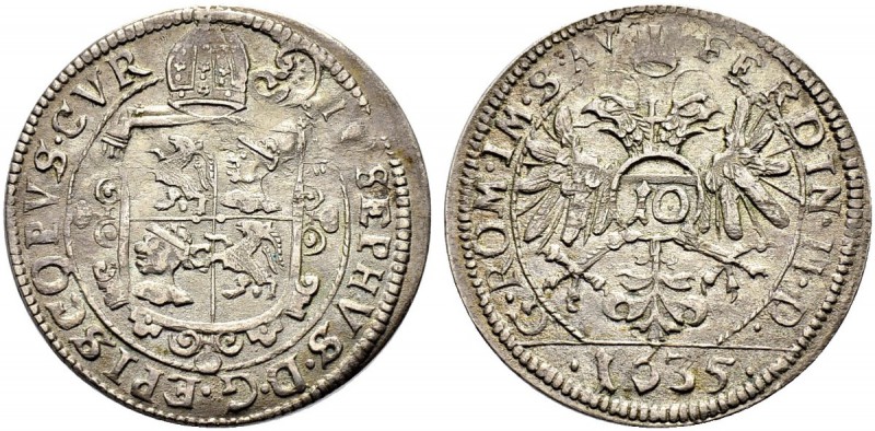 SCHWEIZ. GRAUBÜNDEN. Die Münzen des Bistums Chur. Joseph Mohr von Zernez, 1627-1...