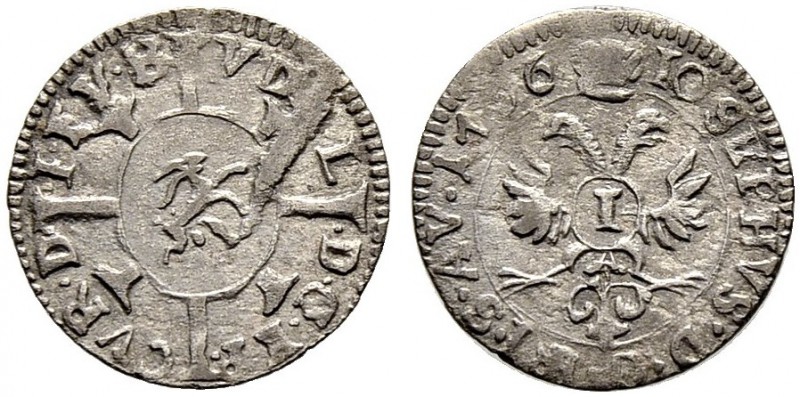 SCHWEIZ. GRAUBÜNDEN. Die Münzen des Bistums Chur. Ulrich VII. Von Federspiel, 16...