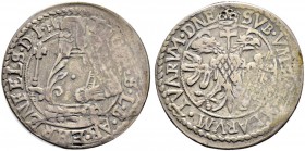 SCHWEIZ. GRAUBÜNDEN. Die Münzen der Herrschaft Haldenstein. Thomas I. von Schauenstein-Ehrenfels, 1609-1628. Dicken o. J., Haldenstein. Hüftbild des F...