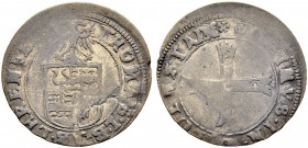 SCHWEIZ. GRAUBÜNDEN. Die Münzen der Herrschaft Haldenstein. Thomas I. von Schauenstein-Ehrenfels, 1609-1628. Batzen o. J., Haldenstein. Fünffeldiges W...