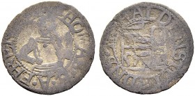 SCHWEIZ. GRAUBÜNDEN. Die Münzen der Herrschaft Haldenstein. Thomas I. von Schauenstein-Ehrenfels, 1609-1628. Unbestimmte Münze o. J., Haldenstein. Hüf...