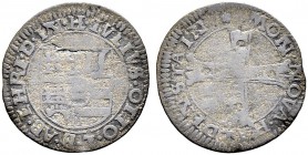 SCHWEIZ. GRAUBÜNDEN. Die Münzen der Herrschaft Haldenstein. Julius Otto I. von Schauenstein, 1628-1666. Bluzger o. J., Haldenstein. Fünffeldiges spani...