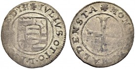 SCHWEIZ. GRAUBÜNDEN. Die Münzen der Herrschaft Haldenstein. Julius Otto I. von Schauenstein, 1628-1666. Bluzger o. J., Haldenstein. Fünffeldiges spani...
