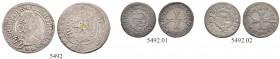 SCHWEIZ. GRAUBÜNDEN. Die Münzen der Herrschaft Haldenstein. Georg Philipp von Schauenstein, 1671-1695. Lot. 6 Kreuzer 1687, Haldenstein & Bluzger 1687...