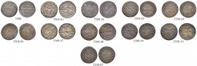 SCHWEIZ. GRAUBÜNDEN. Die Münzen der Herrschaft Haldenstein. Gubert von Salis, 1722-1737. Lot. Bluzger 1724, Haldenstein. (4, davon 1 Variante mit DES,...