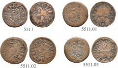 SCHWEIZ. GRAUBÜNDEN. Die Münzen der Herrschaft Haldenstein. Gubert von Salis, 1722-1737. Lot. Bluzger 1727, Haldenstein & Bluzger 1731 (3). Alles zeit...
