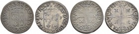 SCHWEIZ. NEUENBURG / NEUCHÂTEL. Heinrich II. 1595-1663. Lot. Halbbatzen 1648, Neuchâtel & Halbbatzen 1649. D.T. 1642a, b. HMZ 2-687e, f. Schön-gutes s...