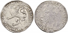 SCHWEIZ. SOLOTHURN. Beischlag o. J., Jever. Maria von Jever (1517-1575). Gekrönter Löwe nach links schreitend. MA x GEBO x V x FR x THO [zwei Kreuzche...
