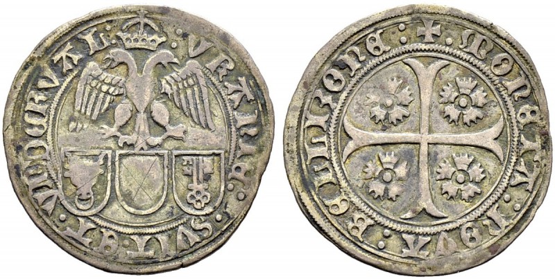 SCHWEIZ. URKANTONE. Uri, Schwyz und Nidwalden. Batzen o. J., Bellinzona. Doppio ...