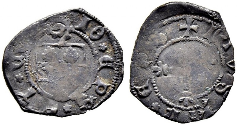 SCHWEIZ. WAADT / VAUD. Jean de Michaëlis, 1466-1468. Denier o. J., Lausanne. Gro...